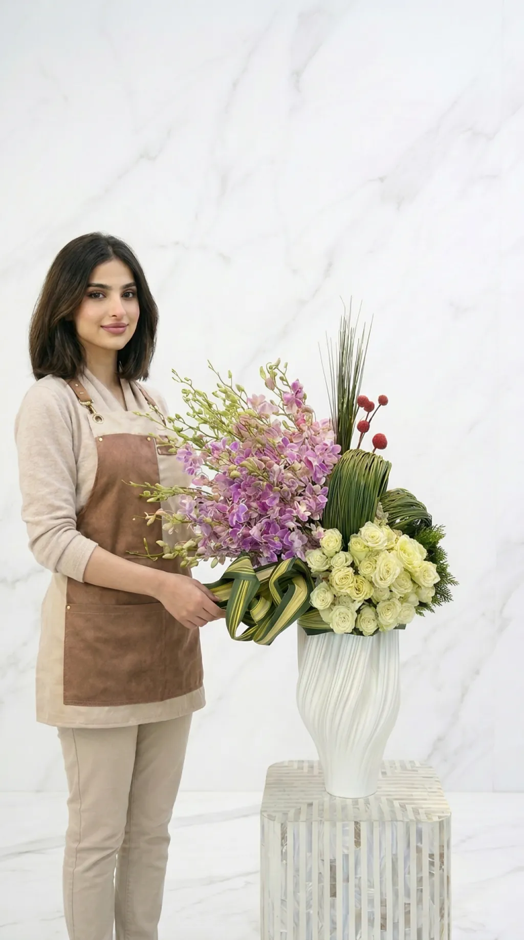 تنسيق الاوركيد بيبي روز ستيلغراس