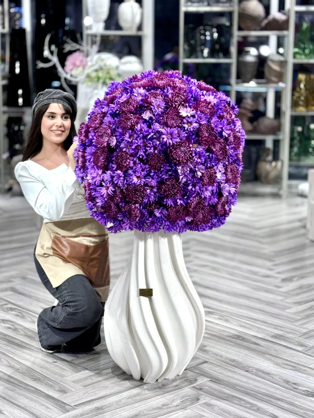 تنسيق الكريز و زهرة الديكو